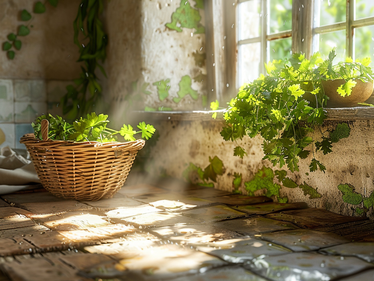 séchage verveine
