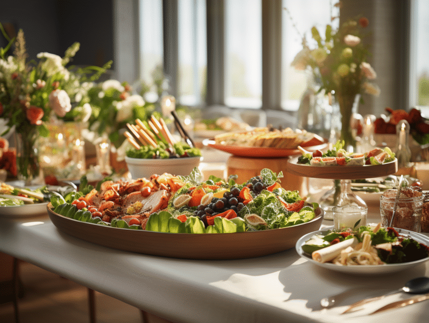 Sélection de plats raffinés pour un mariage mémorable