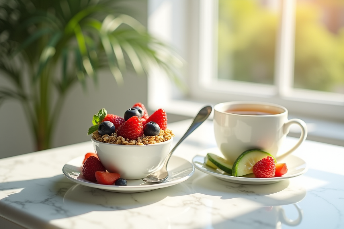 petit-déjeuner sain