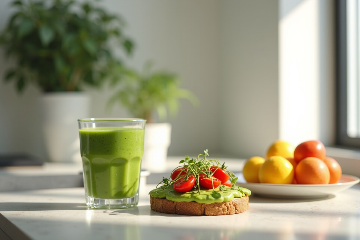 petit-déjeuner sain