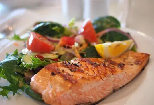 Assiette de saumon